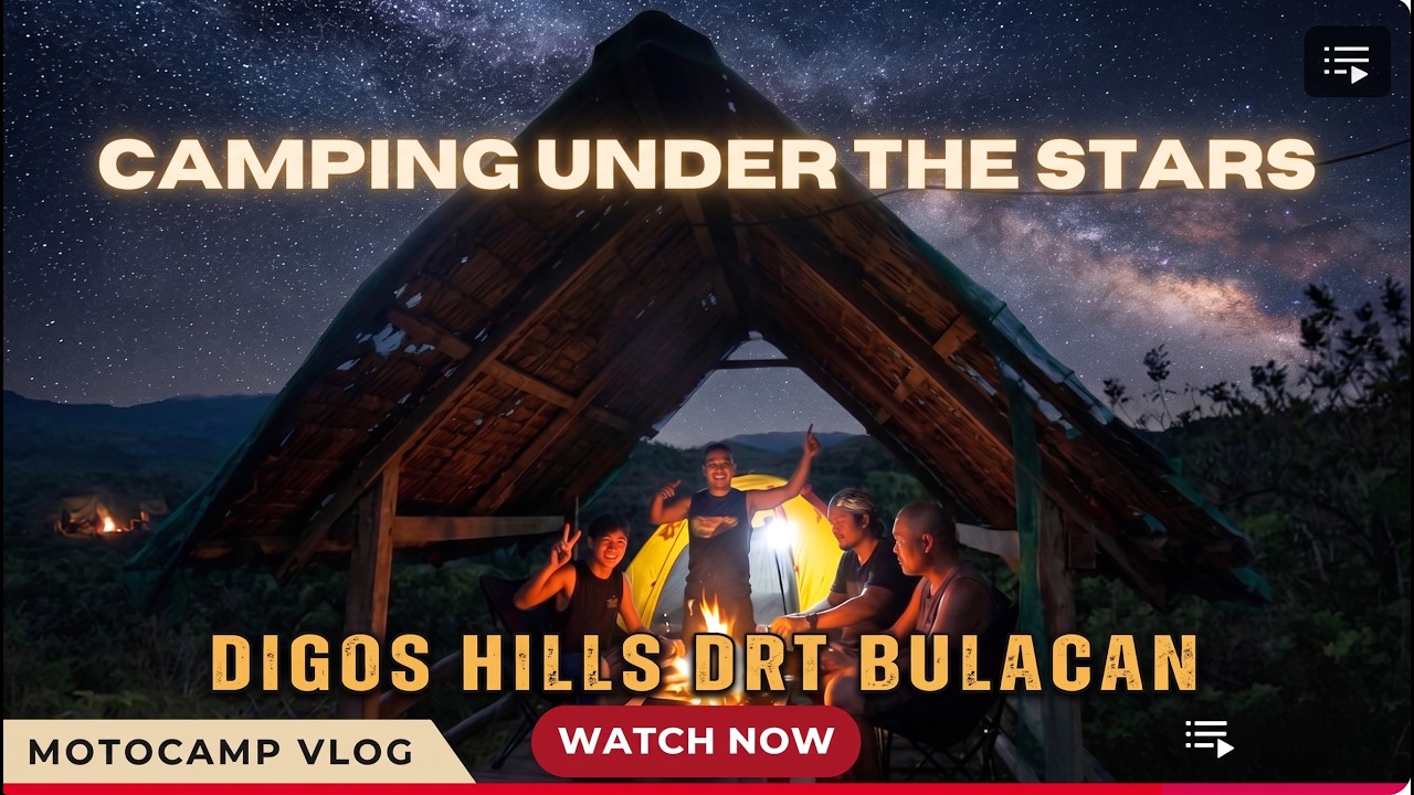 CAMPING UNDER THE STARS | DIGOS HILLS DRT BULACAN