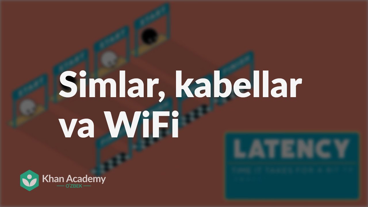 Simlar, kabellar va WiFi | Internet | Informatika
