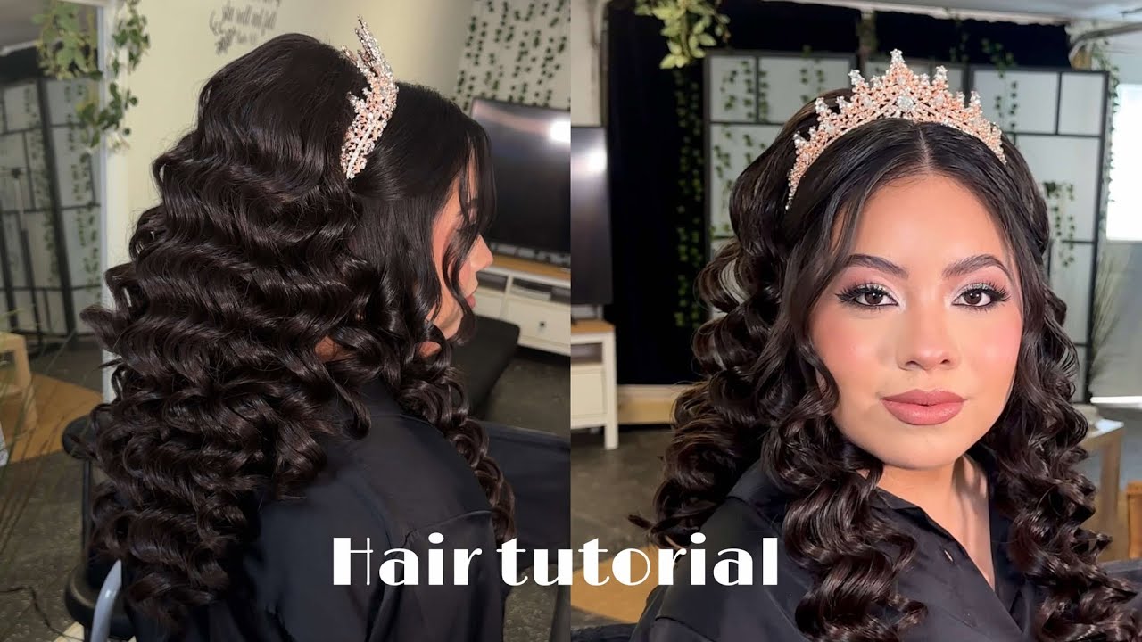 Quinceañera hairstyles | peinado para quinceañera