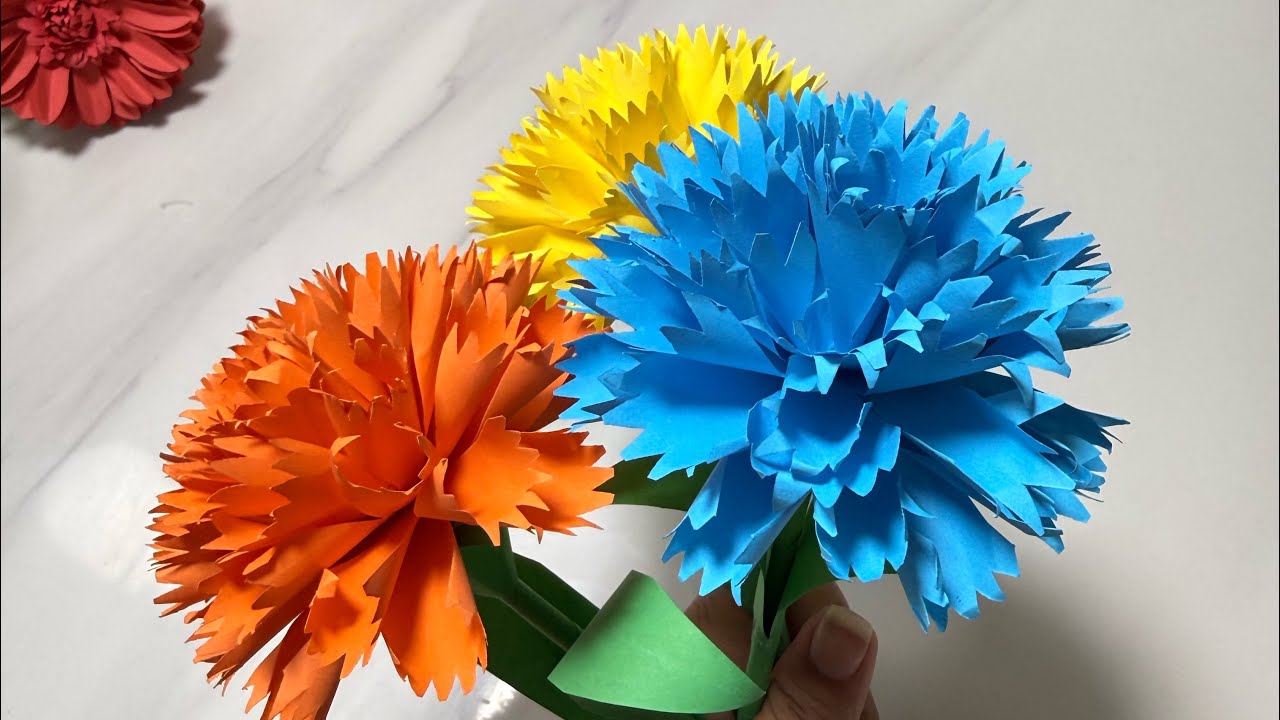 DIY Paper Flower Step by Step | Easy Craft Idea