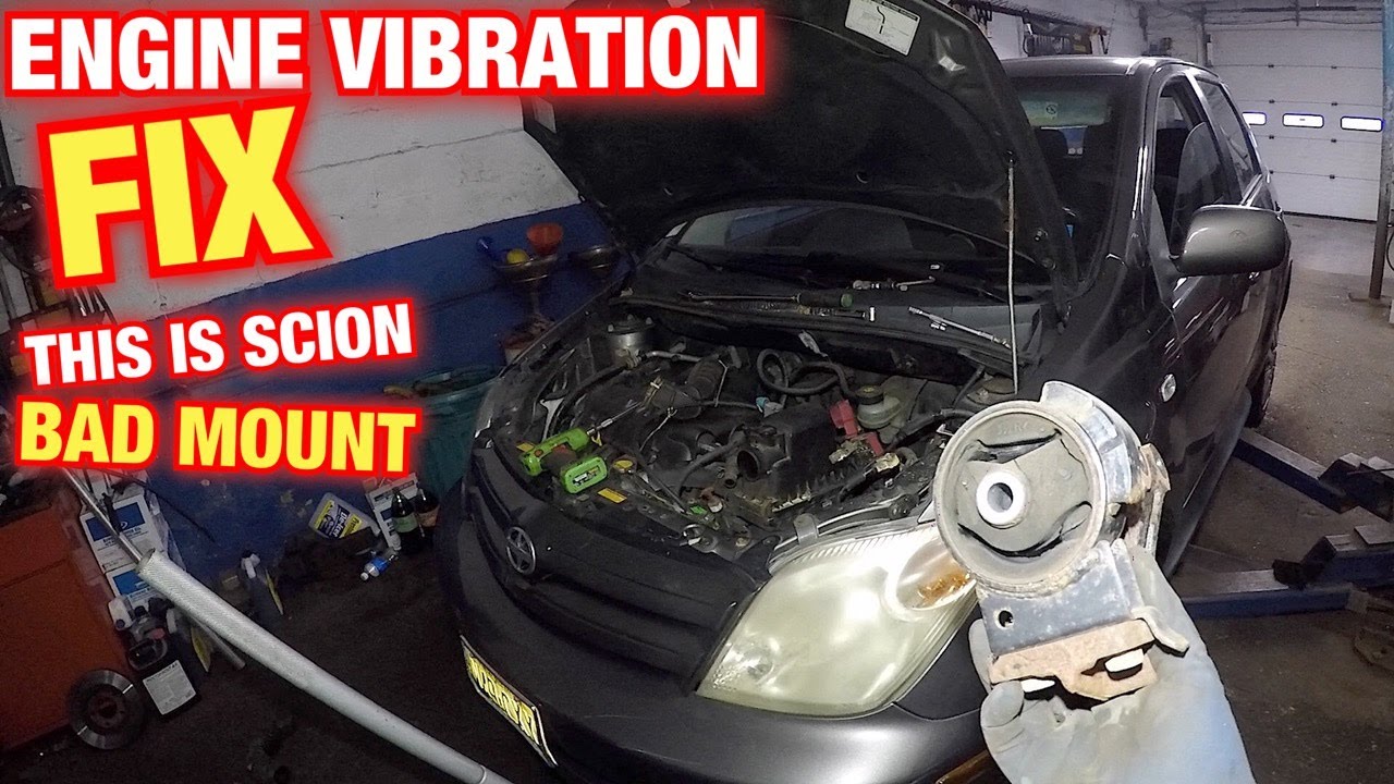 Scion xA5 шум и вибрация при запуске, неисправная трансмиссия Замена опоры трансмиссии на Scion
