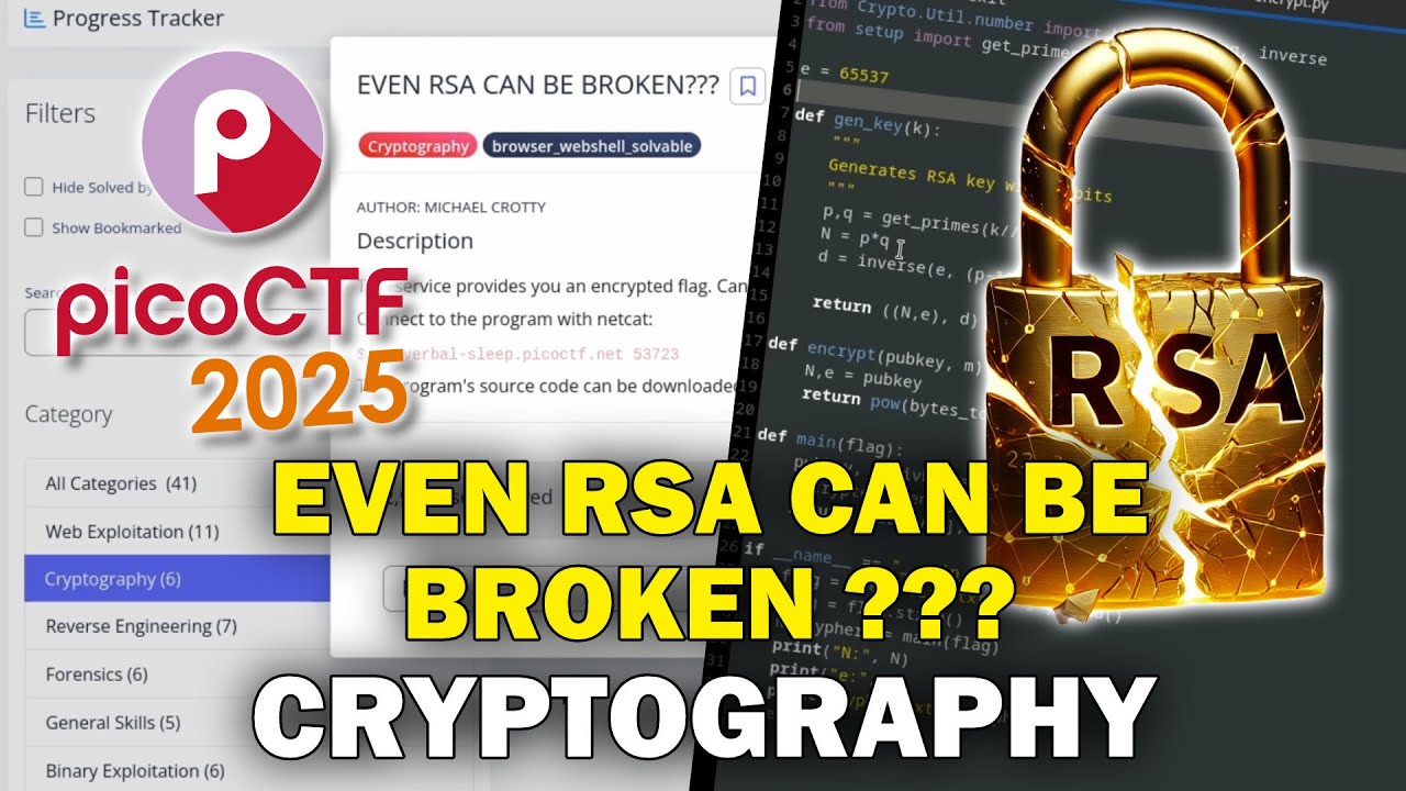 Even RSA can be broken ??? - picoCTF 2025 - Cryptography
