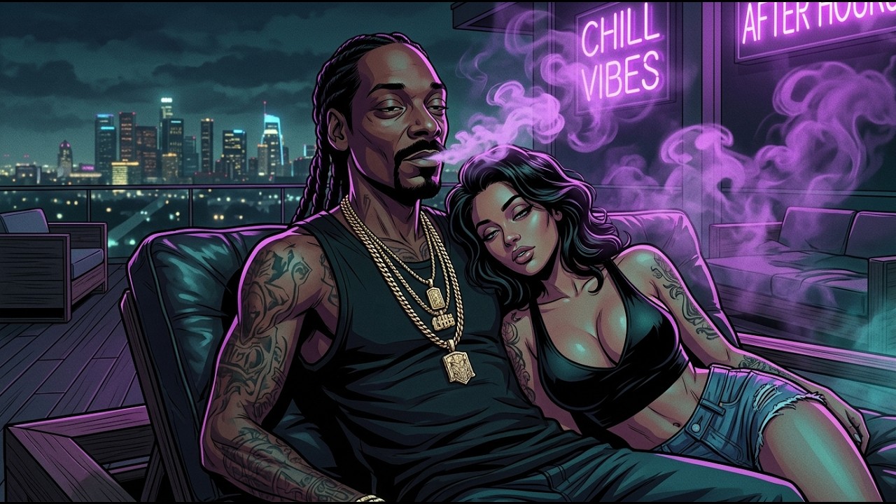 All Night Bluesy Chill Rap — Stoner Vibes and Smooth 420 Mood