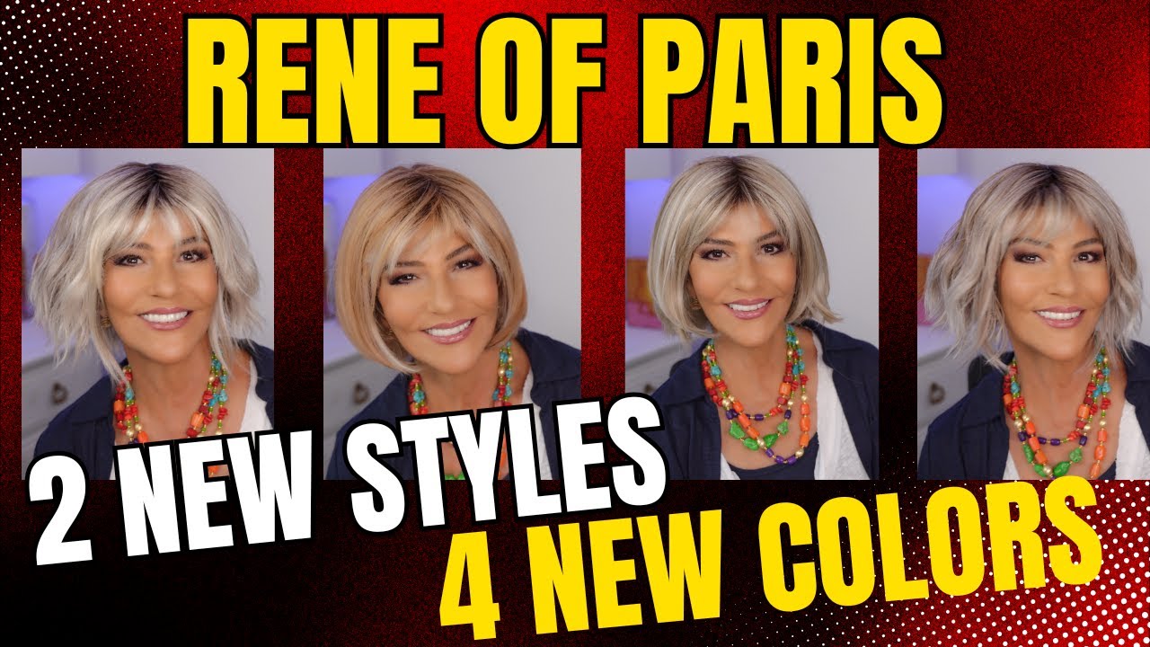 Rene of Paris Double Wig Review: Aria & Rosanna ~ 2 NEW Styles 4 NEW Colors