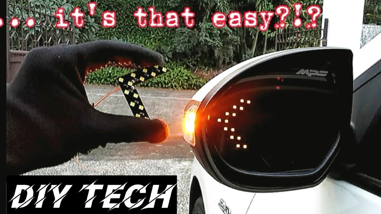 LED Arrow Turn Signal Lights Installation on a Mazda 3