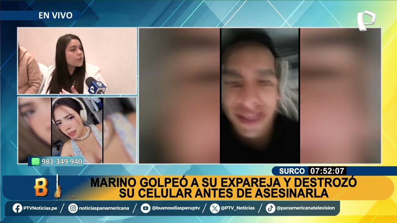 Familia de joven asesinada por marino pide cadena perpetua: madre exige justicia (1/2)
