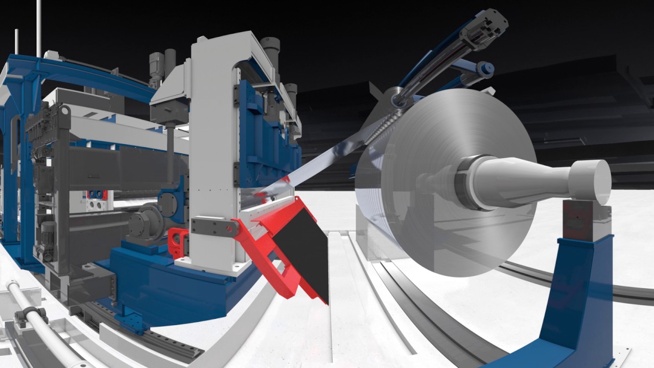 GEORG slitting line for aluminium 360&deg;