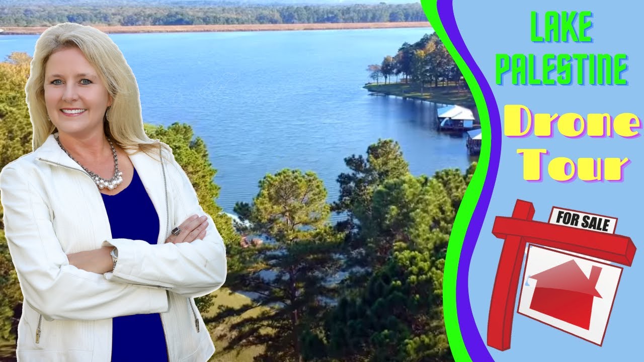 Lake Palestine TX Real Estate Drone Tour | Waterfront Home | Your East TX Realtor® Charlene Hall