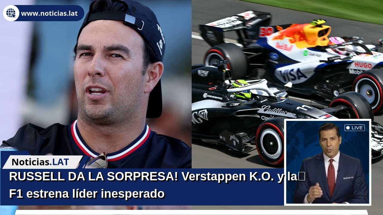 ¡RUSSELL DA LA SORPRESA! Verstappen K.O. y la F1 estrena líder inesperado