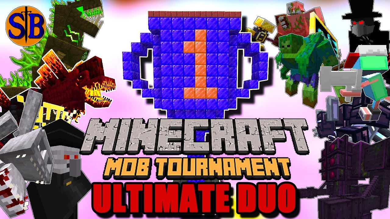 ULTIMATE Duo Team Tournament Loser Bracket | Minecraft Mob Battle