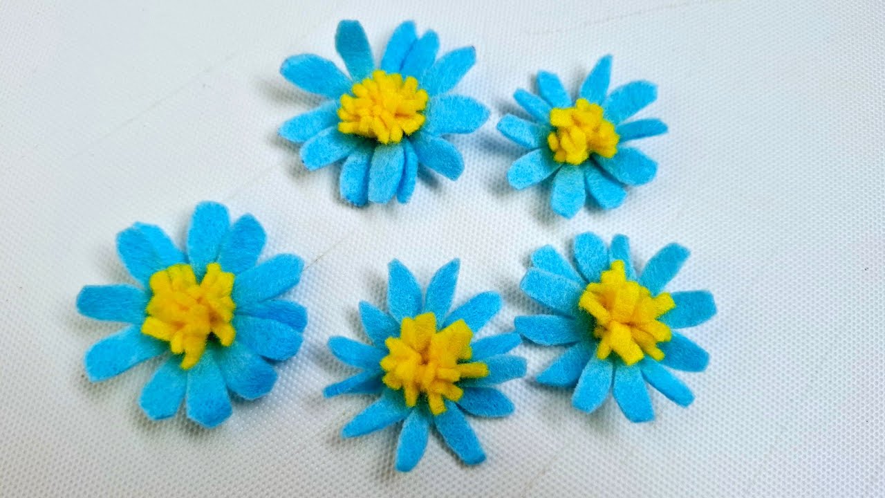 How to make beautiful daisy felt flower
