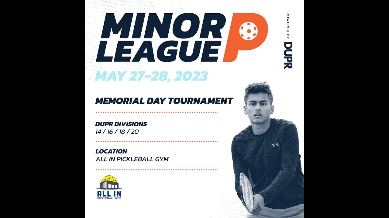 Minor League Pickleball at All In Pickleball Gym - Day 1