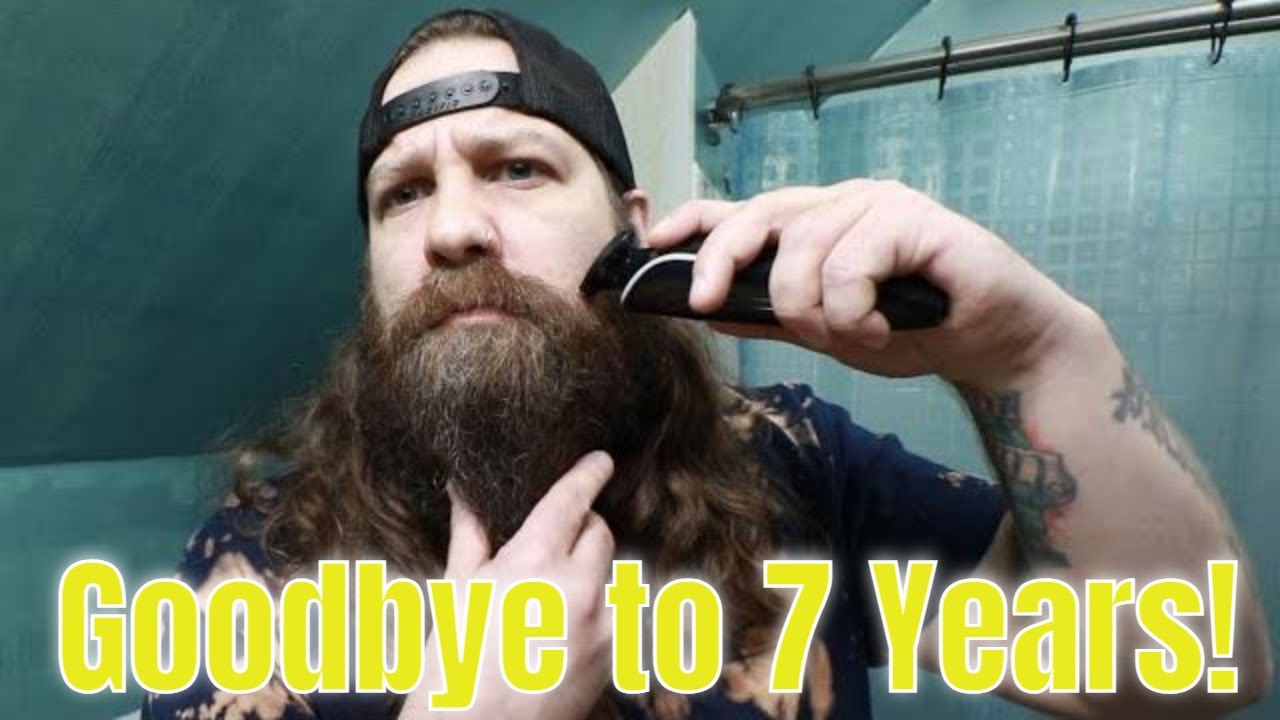 SHAVING OFF MY 7 YEAR BEARD!