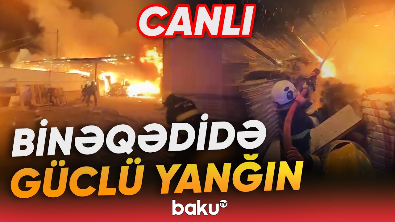Mebel sexində yanğın | Baku TV hadisə yerində - Baku TV CANLI