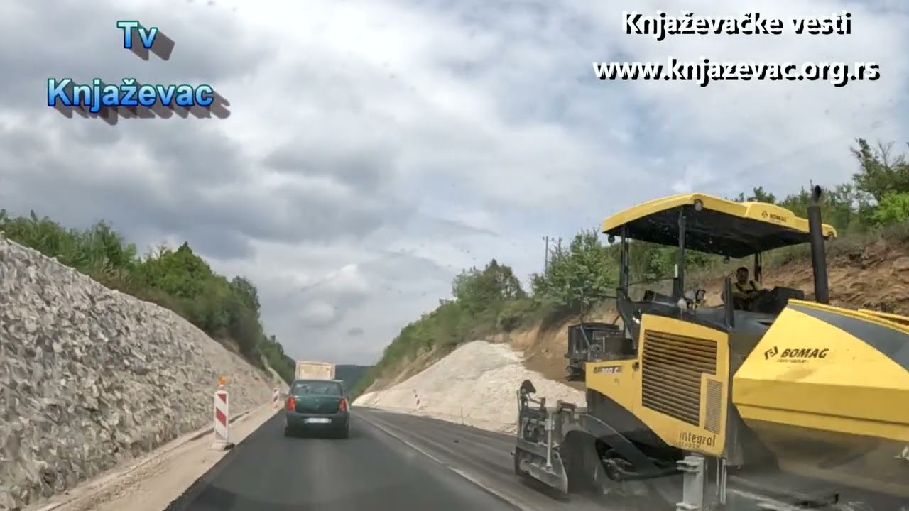 Radovi na putu Knjaževac Zaječar - 1 septembar 2022