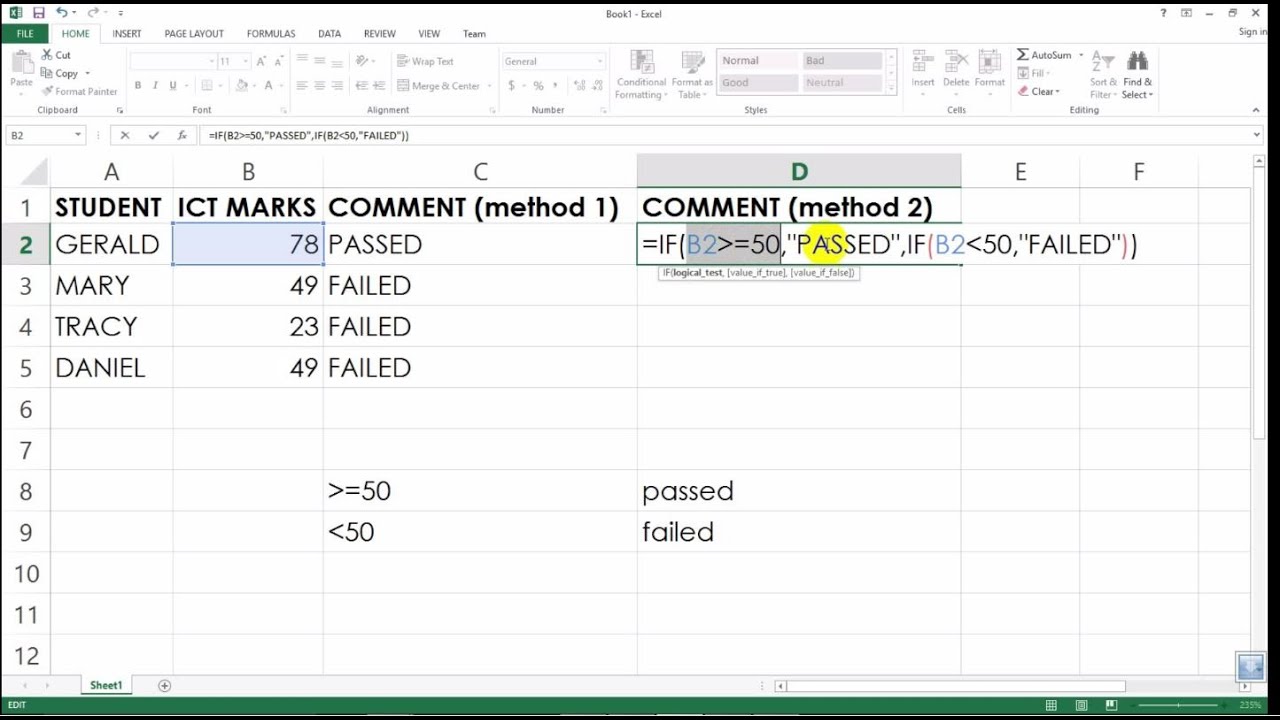 IF AND RANK FUNCTIONS EXPLAINED
