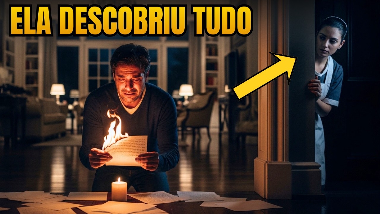 Milionário Viúvo QUEIMAVA todas as CARTAS que escrevia... até a Empregada LER a Carta que sobreviveu