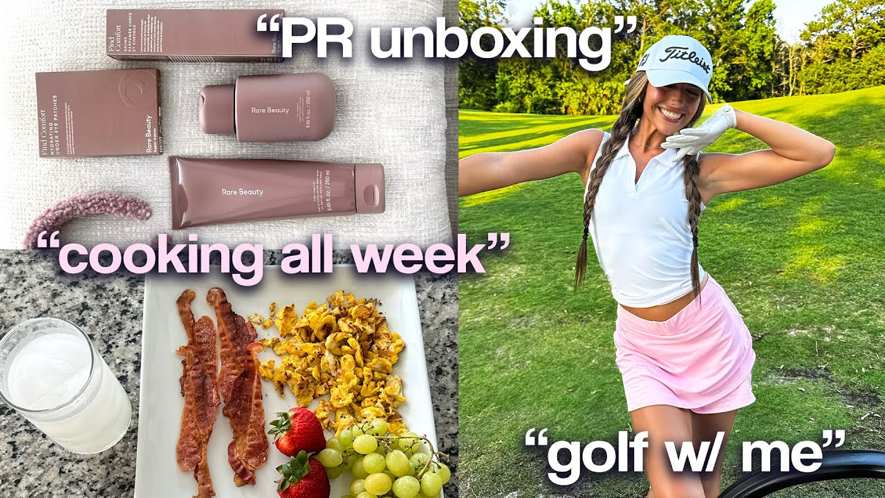 WEEKLY VLOG! GOLF, COOKING, AND MORE!