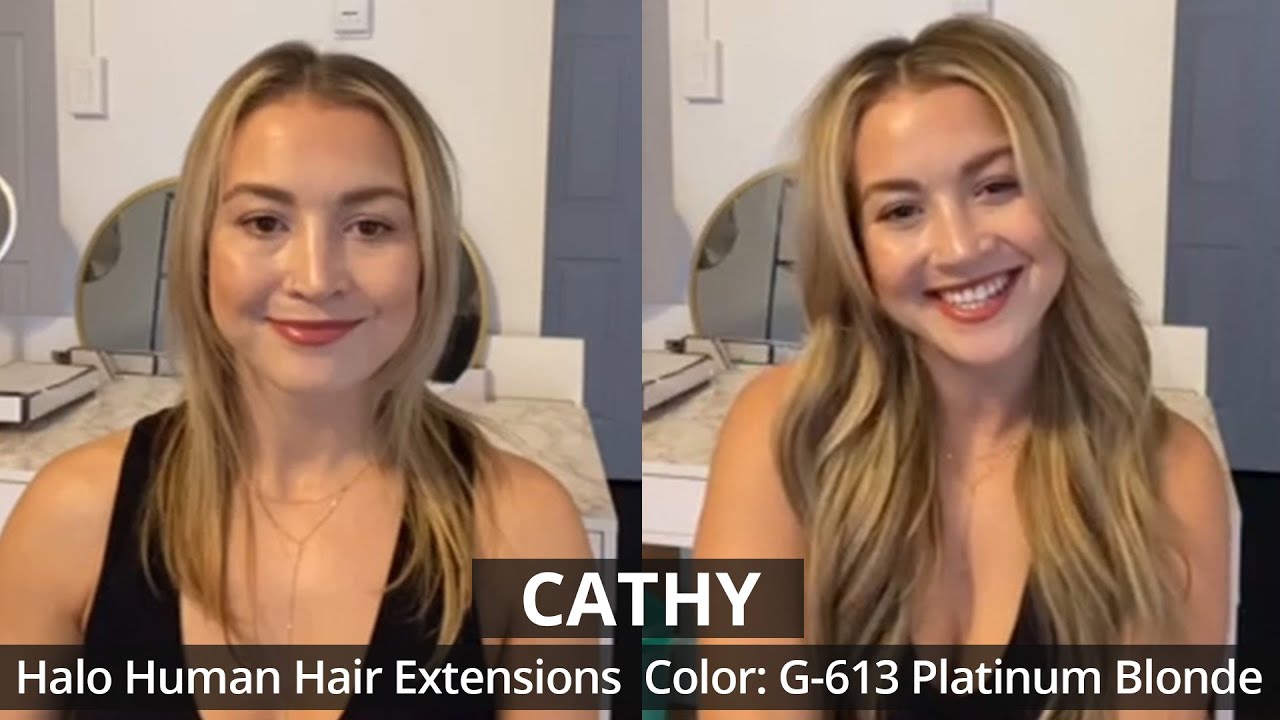 Halo extension for fine/thin hair | Human Hair Extensions
