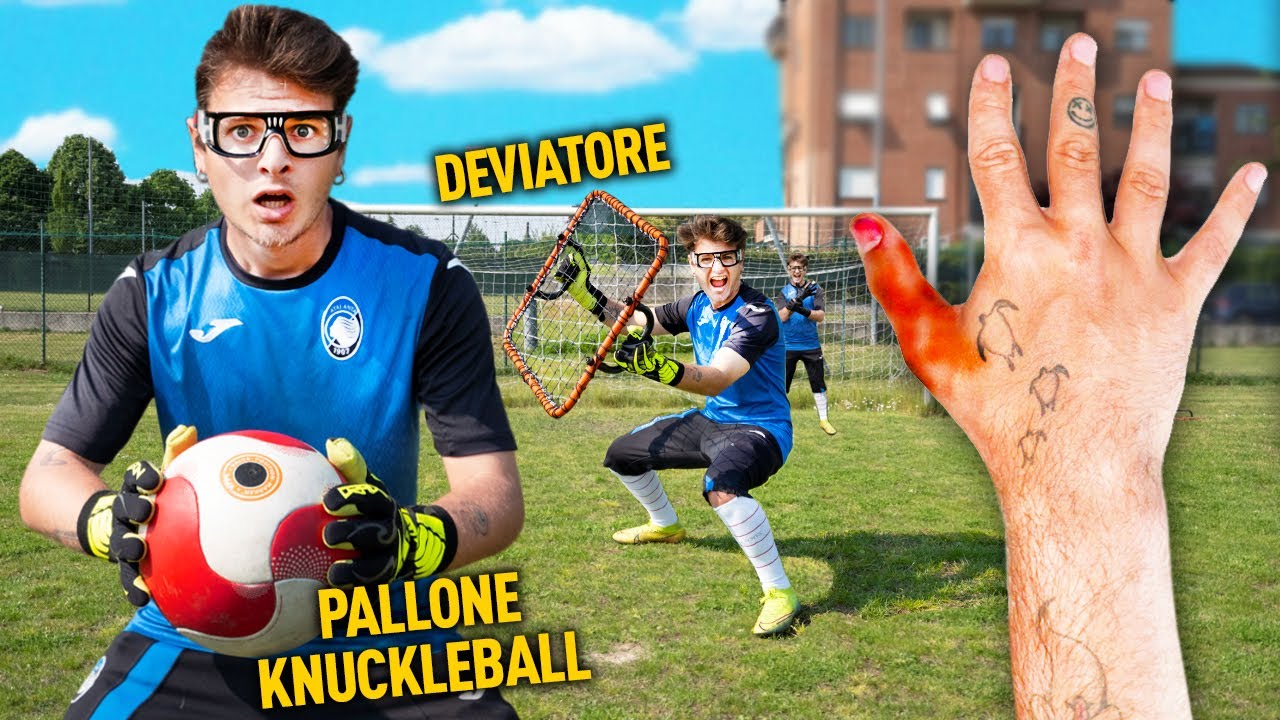 😰🧤 BRUTTO INFORTUNIO durante il SUPER ALLENAMENTO da PORTIERE!
