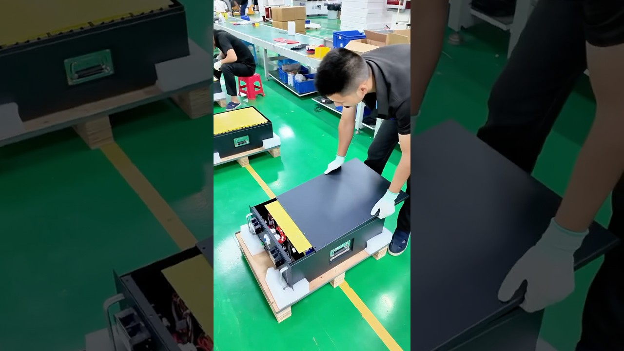 GeePower ESS solar energy storage system packaging in factory,LiFePO4 lithium battery pack BMS#power