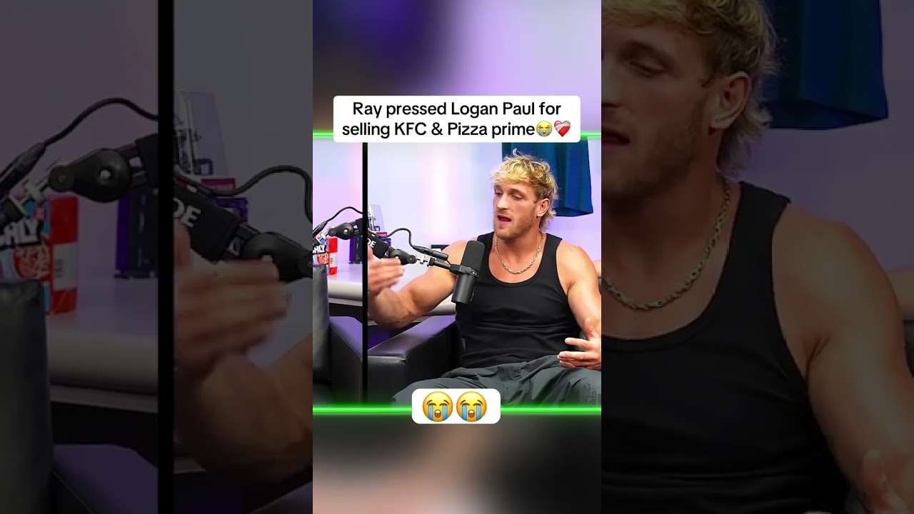 Ray pressed Logan Paul for selling KFC & Pizza prime😭❤️&zwj;🩹 #Ray #asianboyray #impaulsive #kaicenat