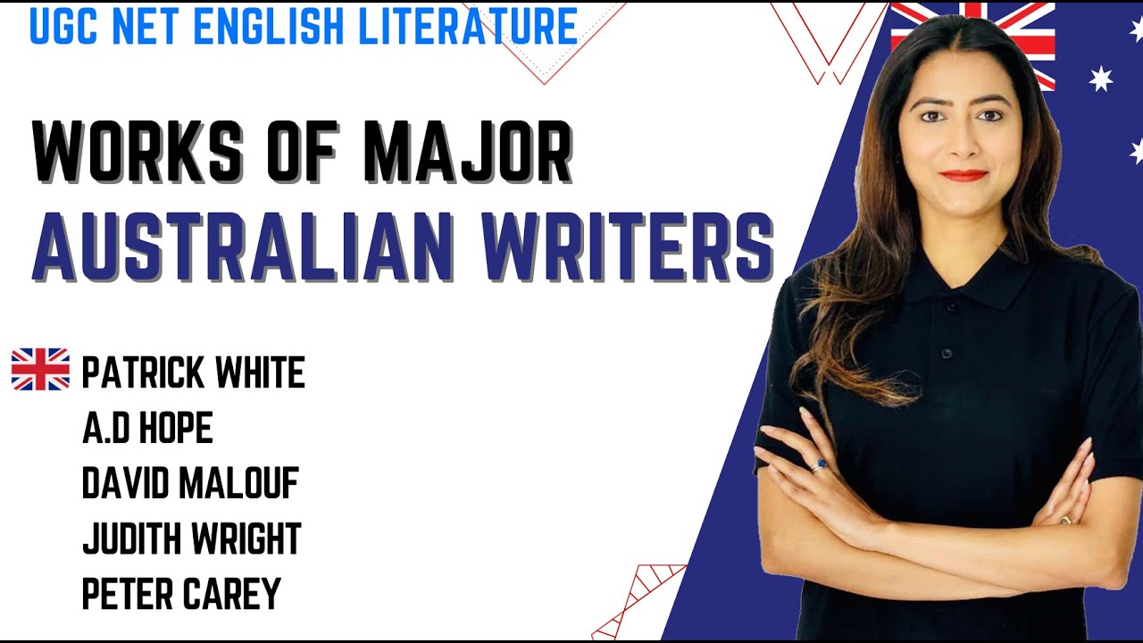 All Important Australian Writers in 1 Video || Complete List of Works || NTA NET English