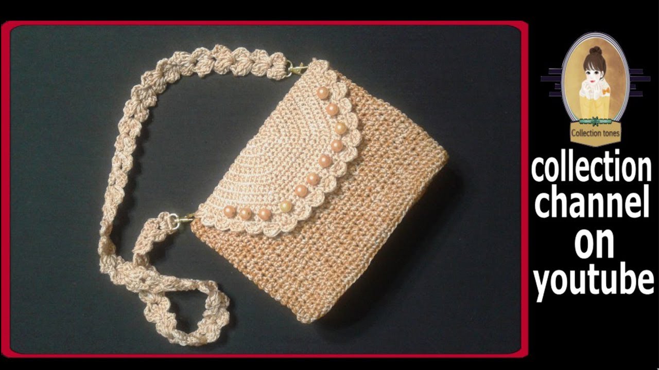 كروشيه شنطه كروس خطوه بخطوه - crochet easy bag# كولكشن collection  #