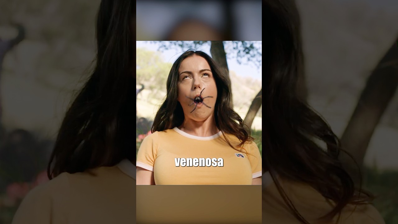 Una horrible araña venenosa ha entrado en el cuerpo de la niña. 