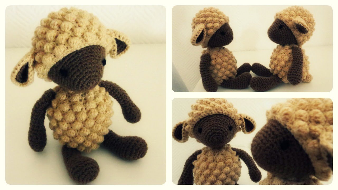Häkelschaf Teil 1/2 * Tutorial * Crochet Sheep [eng sub]