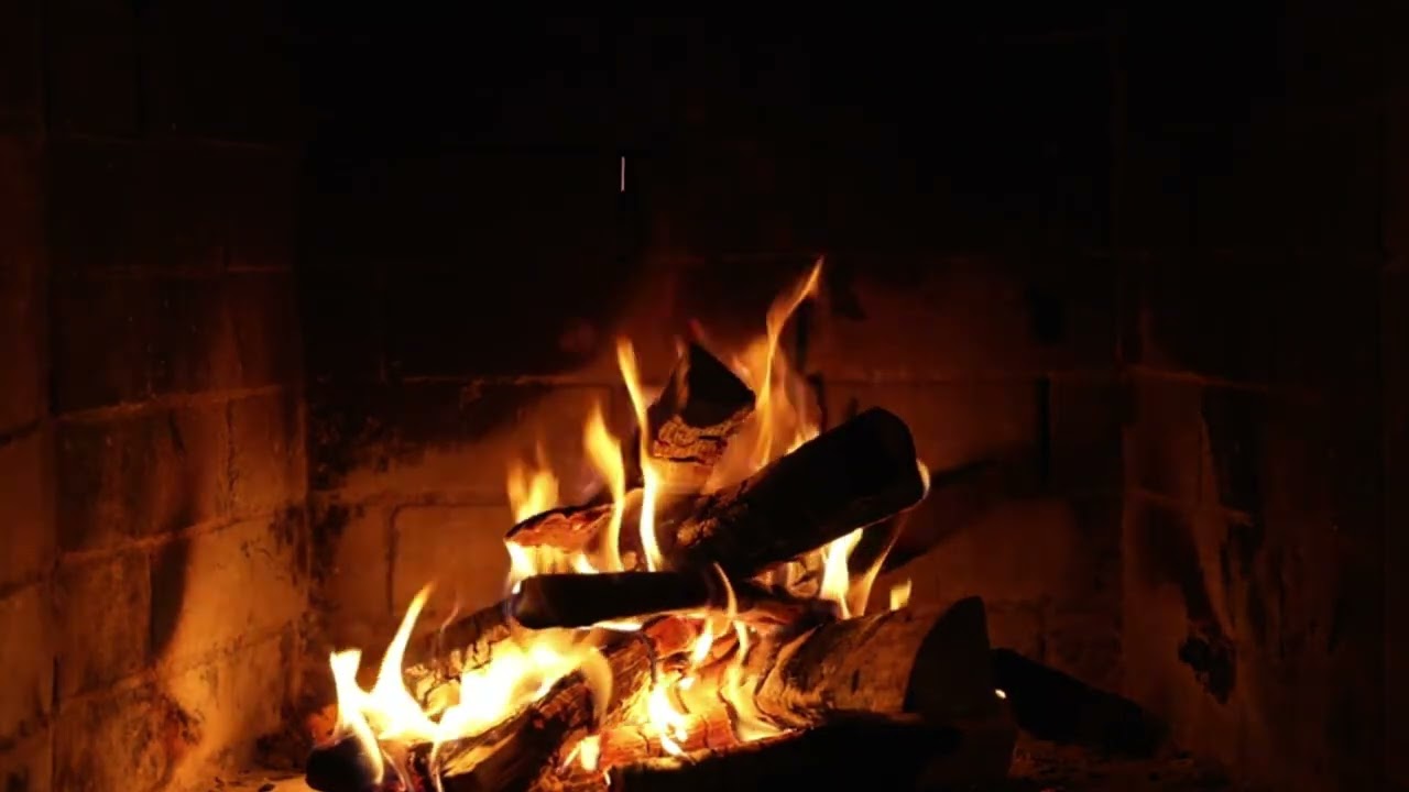 Feu de cheminée 4K 🔥 | Ambiance chaleureuse & relaxante
