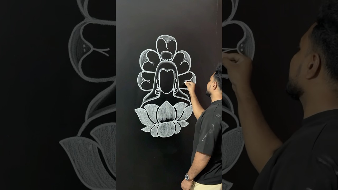 Naga Padmeswara Shiva Drawing #shiva