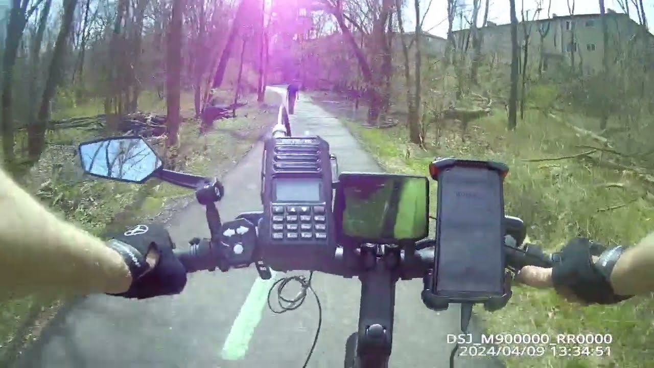 Ride in the Park E-Bike Ham Radio Mobile