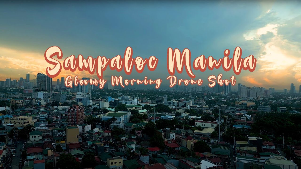 Sampaloc Manila Cinematic 4K Drone Footage | Urban Streets & City Life | 4K Pinas