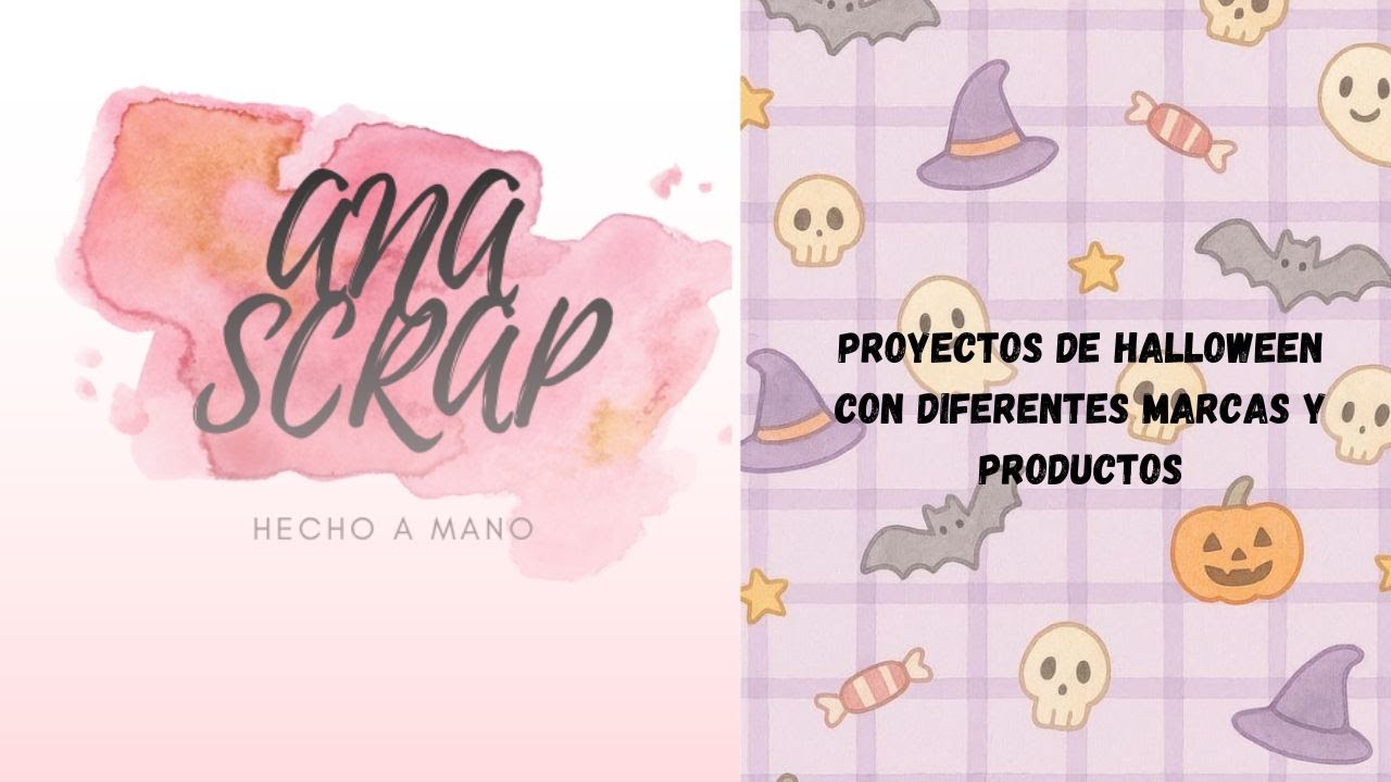 Os enseño proyectos de HALLOWEEN con sellos y troqueles de diferentes marcas, Alúa Cid, Sami Garra..