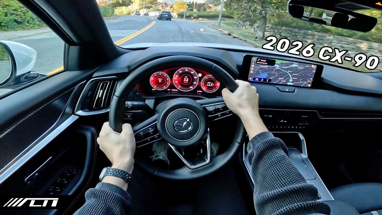 2026 Mazda CX-90 Turbo POV Drive /// A 8 Passenger Family SUV For Enthusiasts