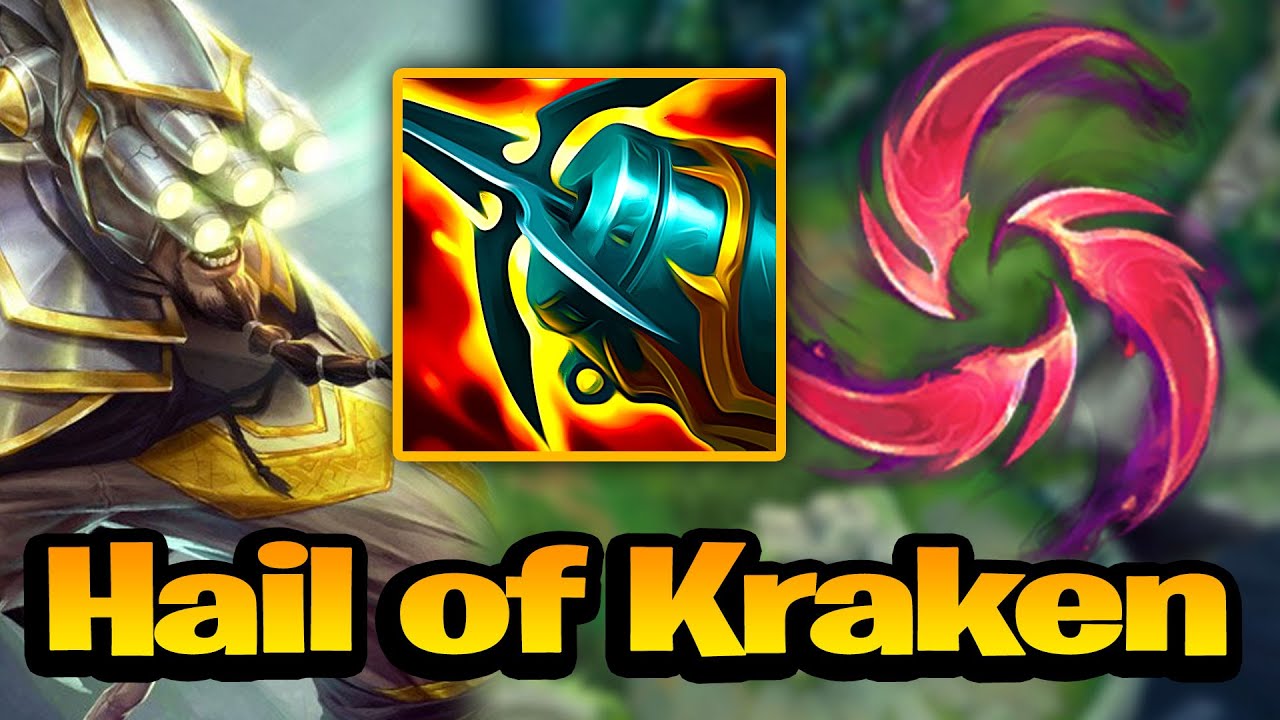 Buffed Kraken with Hail of Blades on Master Yi - Bronze to Masters