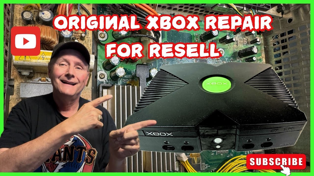 Vintage Original XBOX Repair - Replacing Capacitors & Thermal Paste