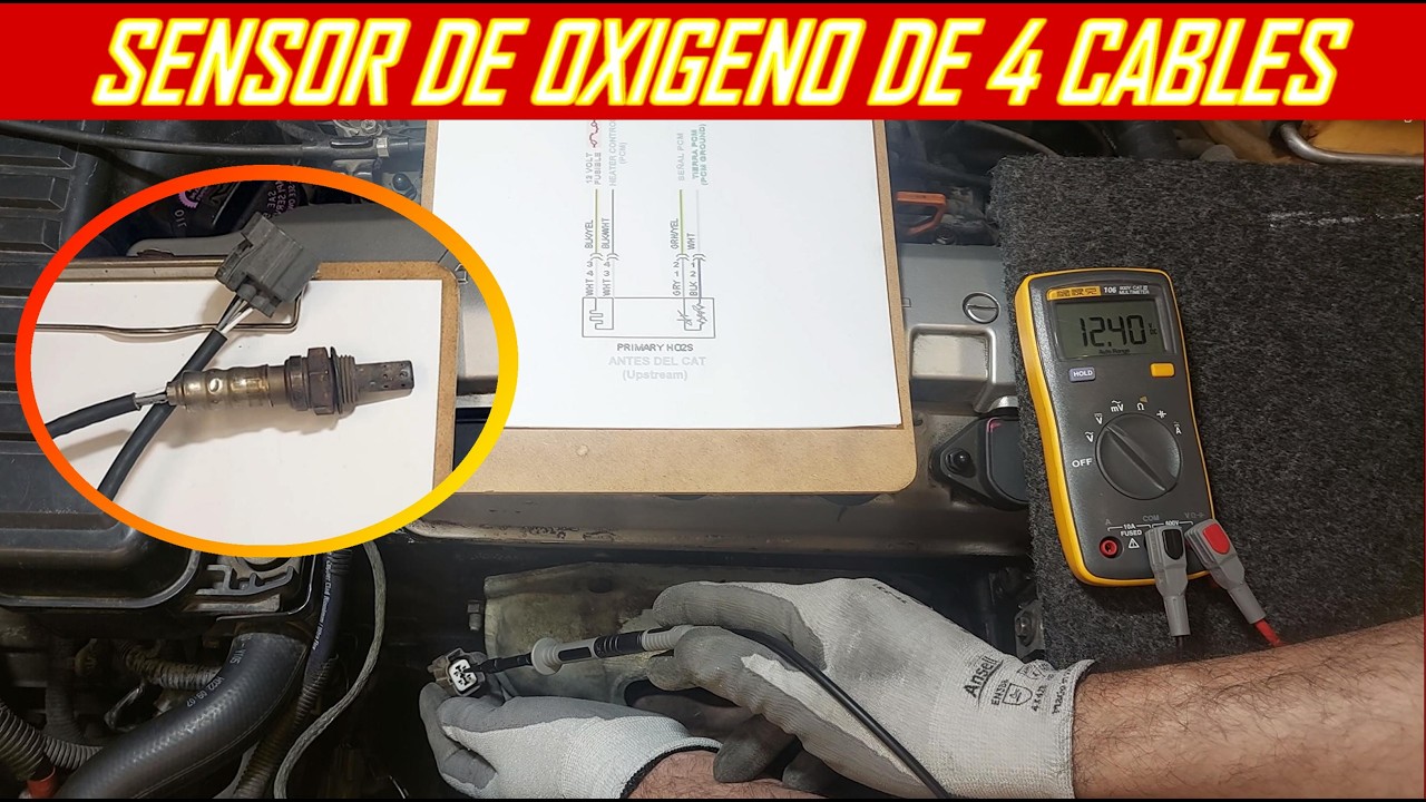 Sensor de Oxigeno sus fallas y como probarlo (con multimetro y escaner)