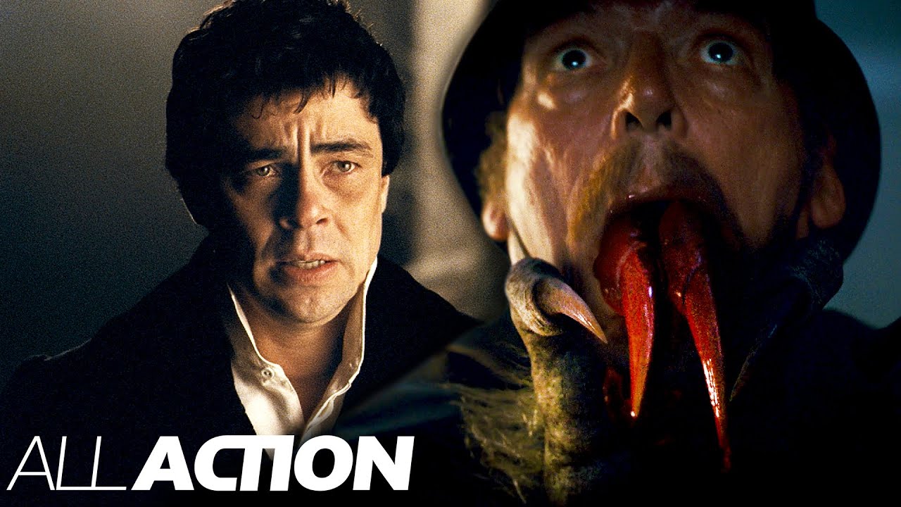 The Wolfman Bites Lawrence Talbot | The Wolfman (2010) | All Action
