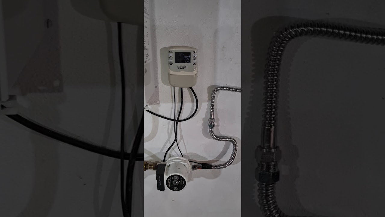 sistema de aquecimento/recirculação de água quente e pressurização