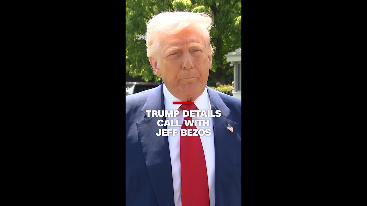 Trump details call with Jeff Bezos over rumored tariff charges