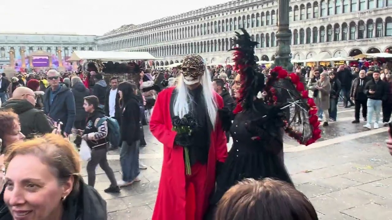 Carnevale di Venezia San Marco 2026🇮🇹👺🤡🤡👹