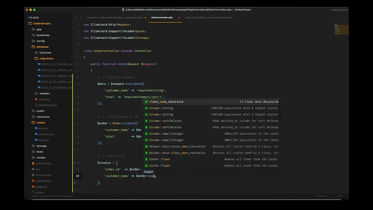 #1 Laravel & AWS S3 SQS Lambda   Initial setup & uploading to S3