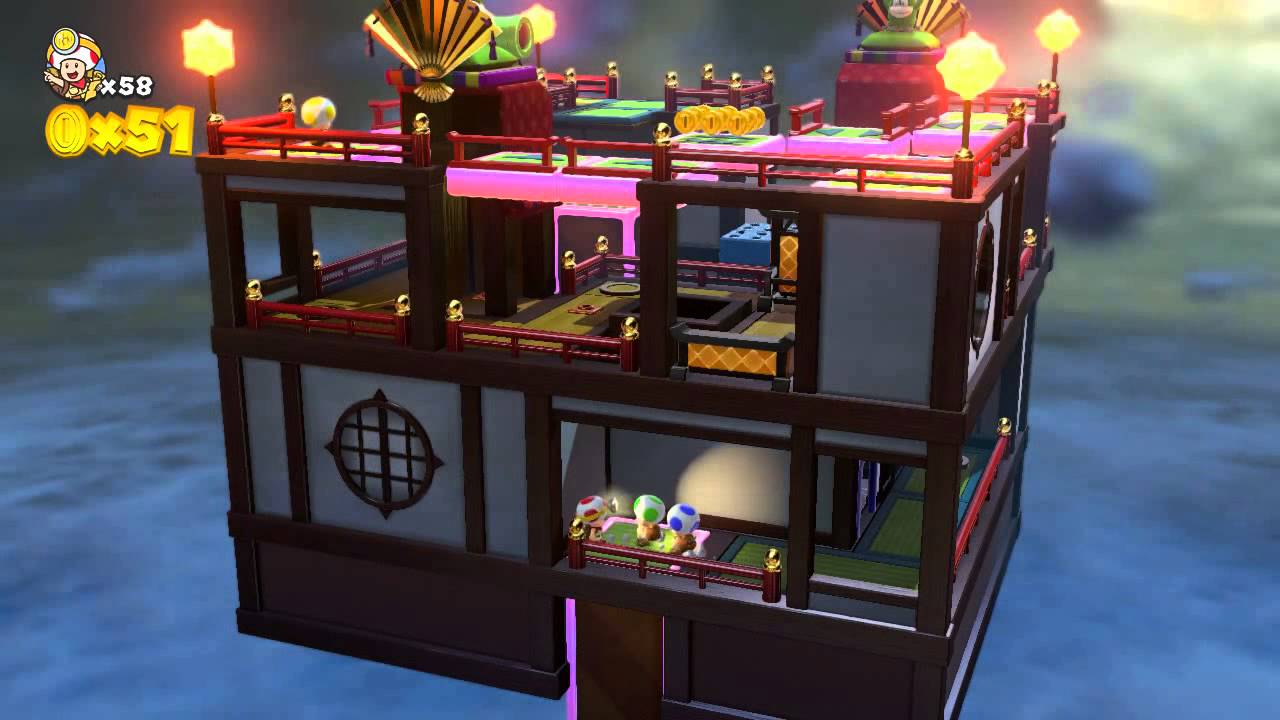 Captain Toad: Treasure Tracker. Parte Extra. ¡Cuadrilla, a los tejados!