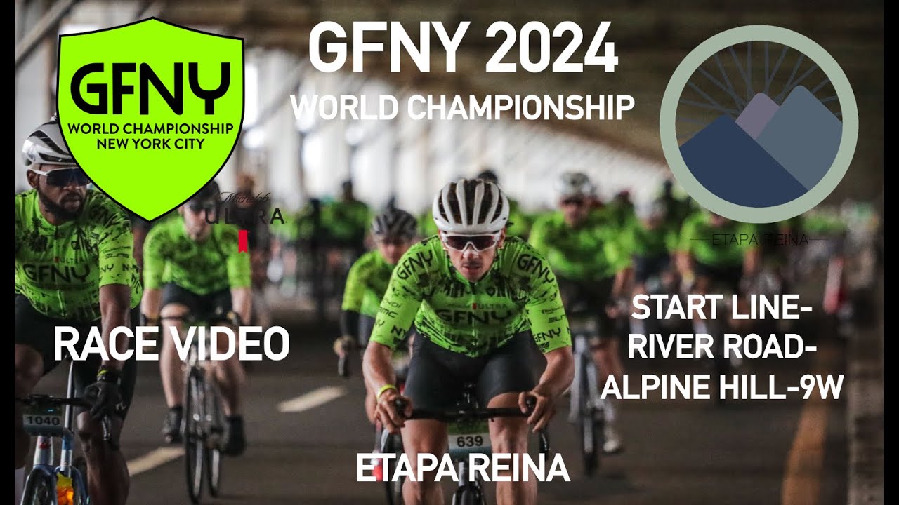 GFNY 2024| RACE VIDEO | Lead Group | Start Line-Alpine Hill | Gran Fondo New York World Championship