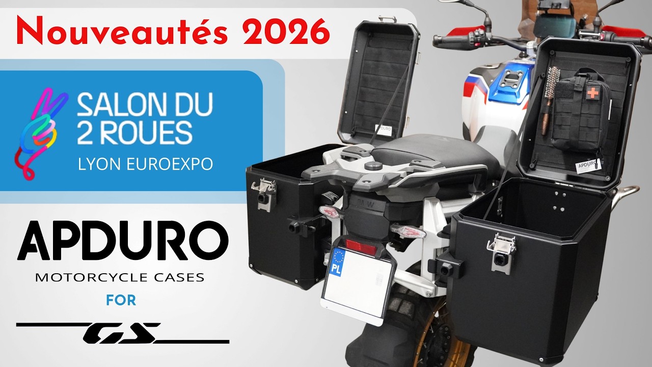 APDURO Motorcycle Cases 🇫🇷 Présentation en direct 🏍️#bmwgs #gsadventure #apduro