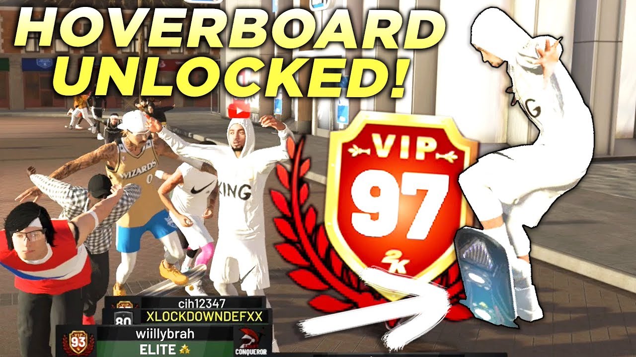 I GOT 97 OVERALL WITH A PURE SHOT CREATOR! HOVERBOARD REWARD REACTION in NBA2K19!