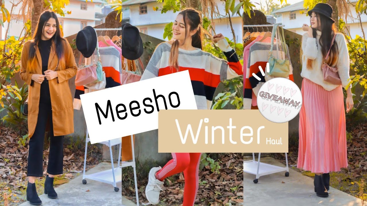 Meesho Trendy Winter Wear Haul Coat,Co-ord,Fur Knitted Sweater| Meesho Winter Haul |Good Vibes Haul|