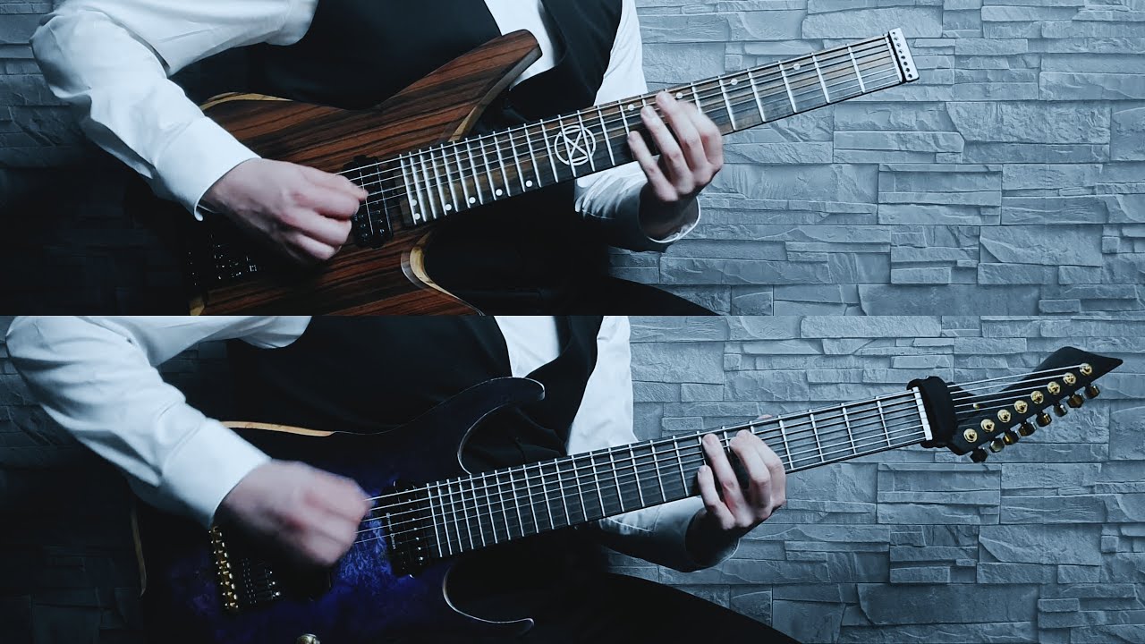 Archspire - Bleed the Future - Guitar Cover (Both Parts!)